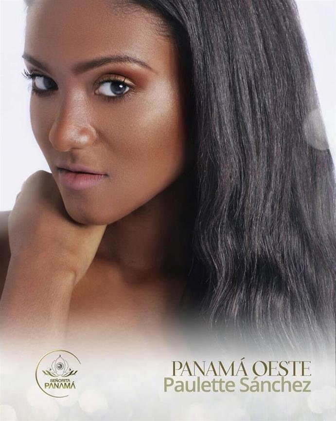 Paulette Sanchez from Panamá Oeste Finalist Miss Panama 2017